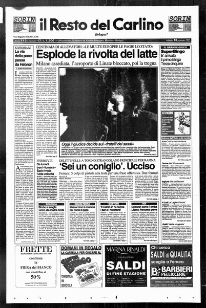 Il Resto del Carlino : giornale dell'Emilia